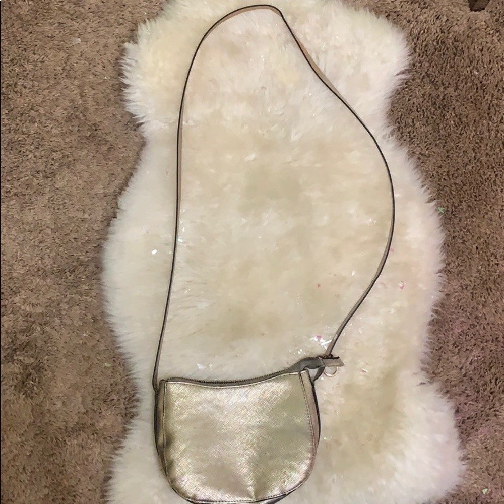 Gold Cross body bag